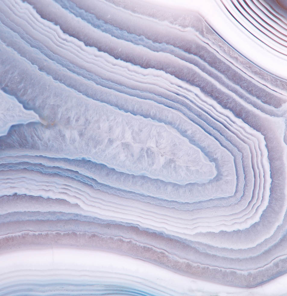Top down view of a purple abstract canyon