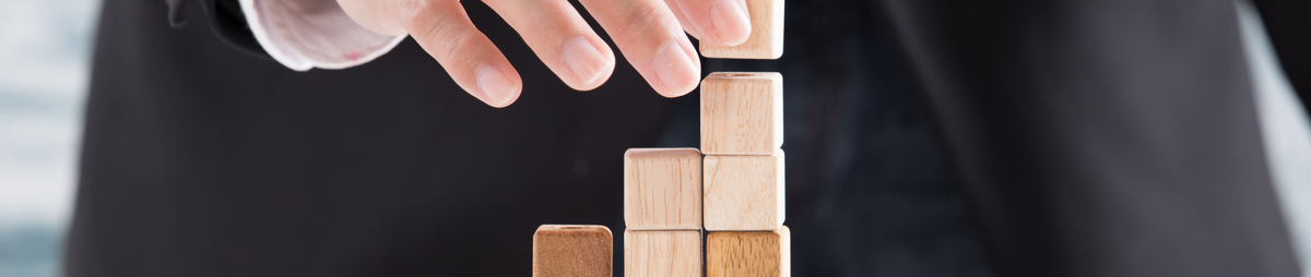 picture a man building a foundation