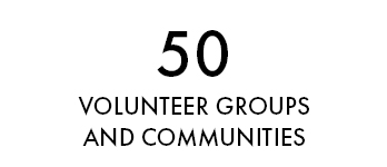 50 Volunteer groups