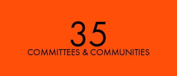 35 committees and communities