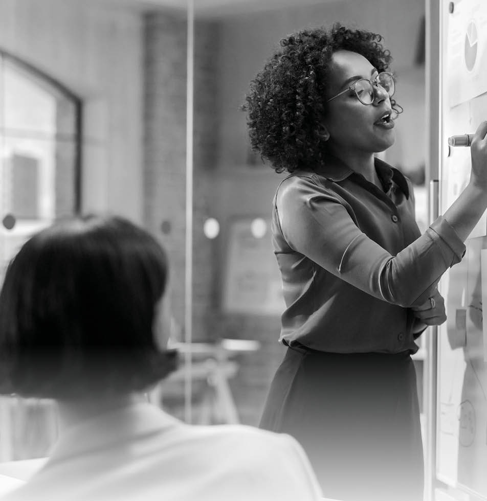 Woman teaching 